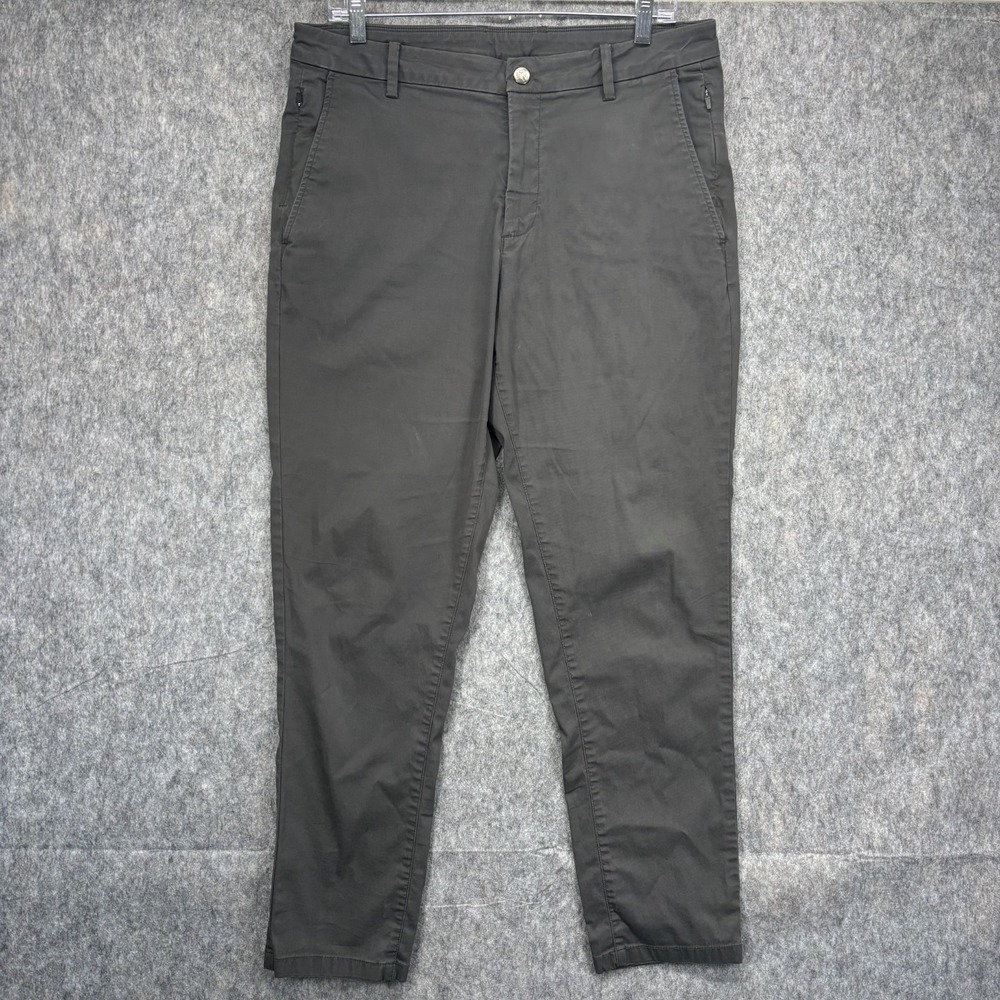 Birddogs‎ Pants Men's 34 x 29 Gray Chino Unlined Golf